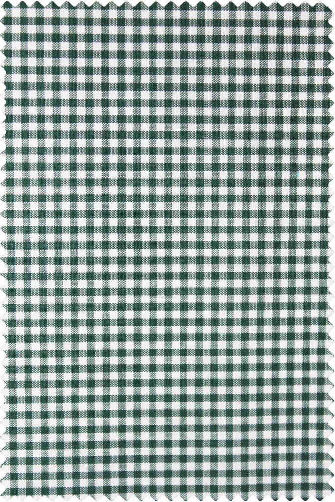 Poplin Gingham Green