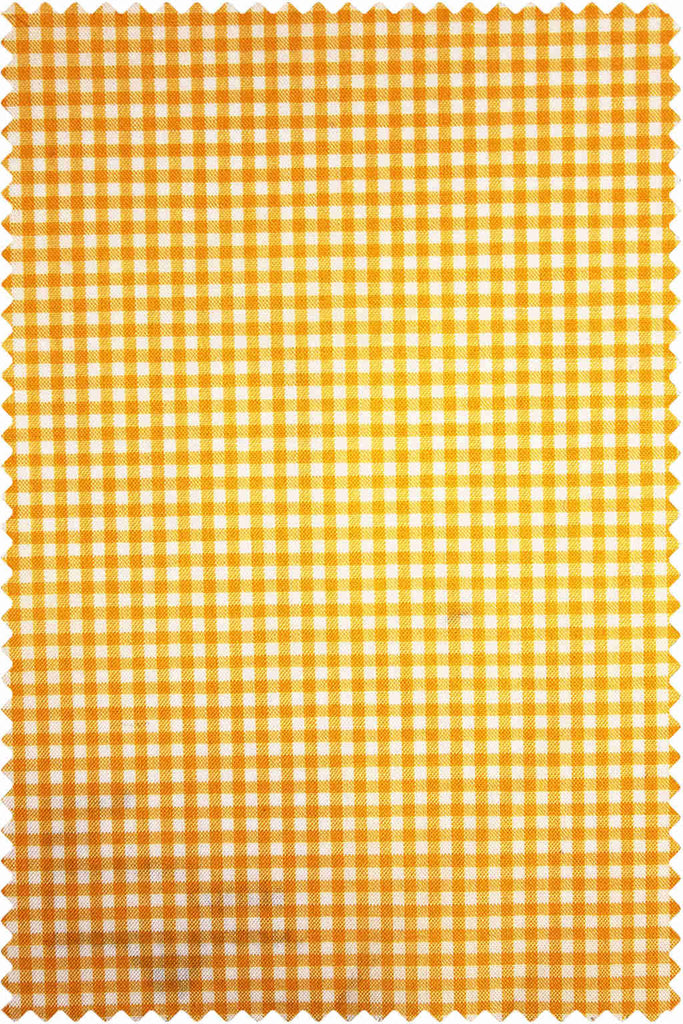 Poplin Gingham Yellow
