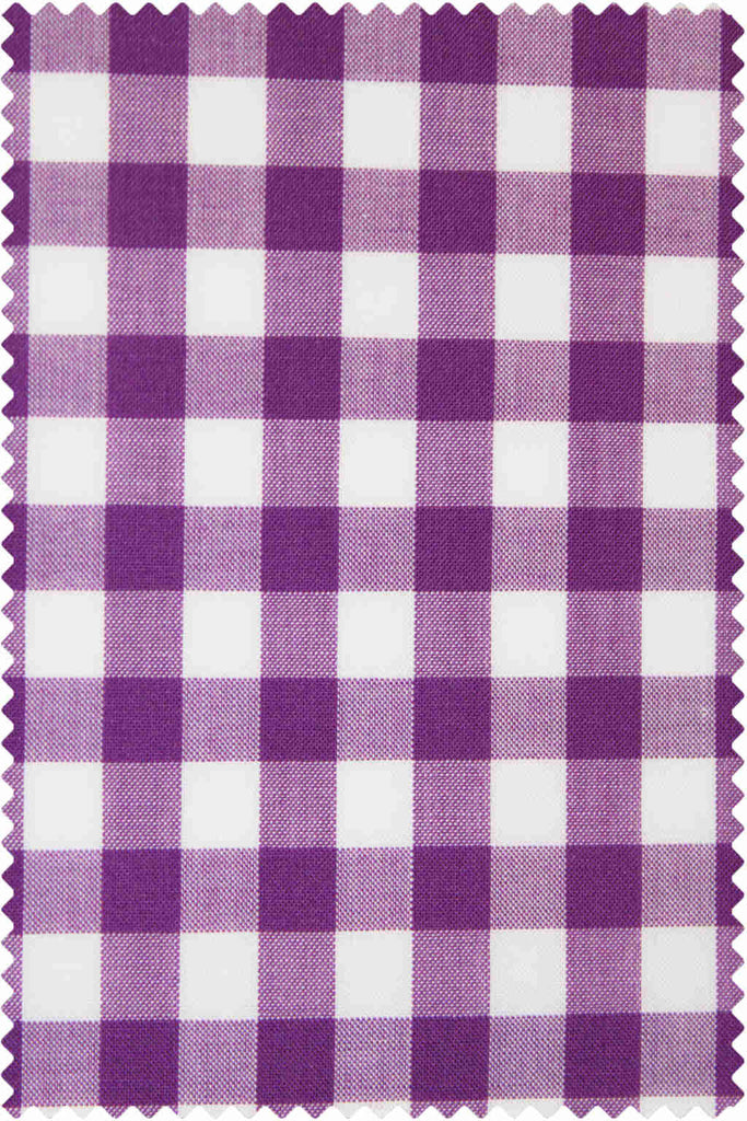 Poplin Gingham Purple