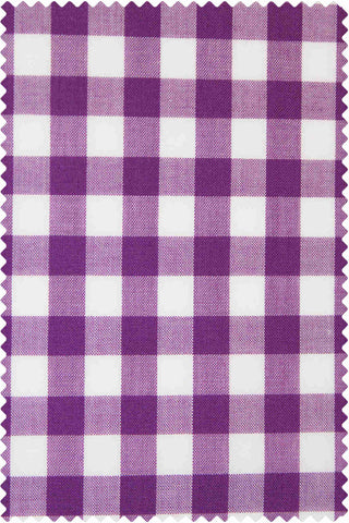 Poplin Gingham Purple