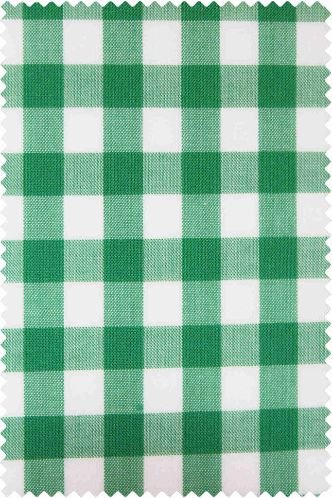 Poplin Gingham Green