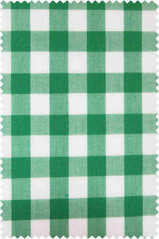 Poplin Gingham Green