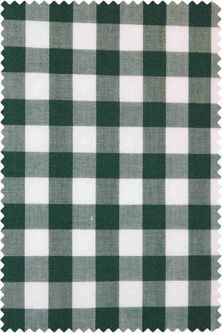 Poplin Gingham Dark Green
