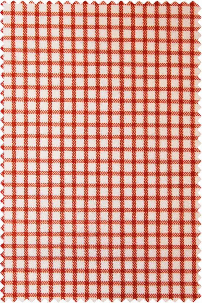 Twill Check Orange