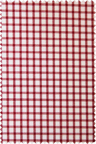 Twill Check Cerise