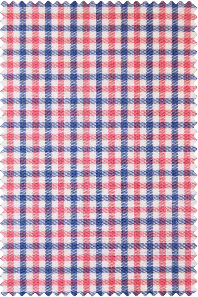 Poplin Check Light Pink Light Blue