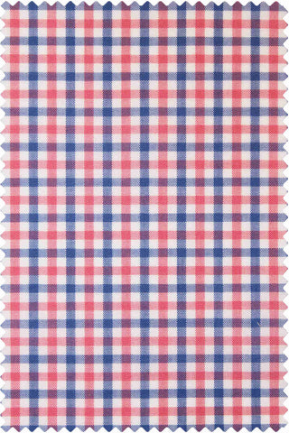 Poplin Check Light Pink Light Blue