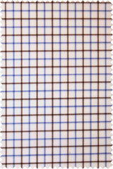 Poplin Check Brown-Blue
