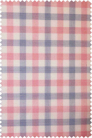 Poplin Check Light Pink-Blue