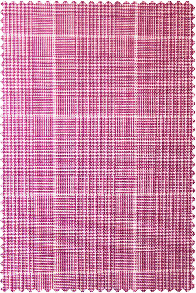 Poplin Glencheck Orchid