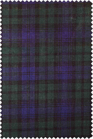 Poplin Check Blue-Green