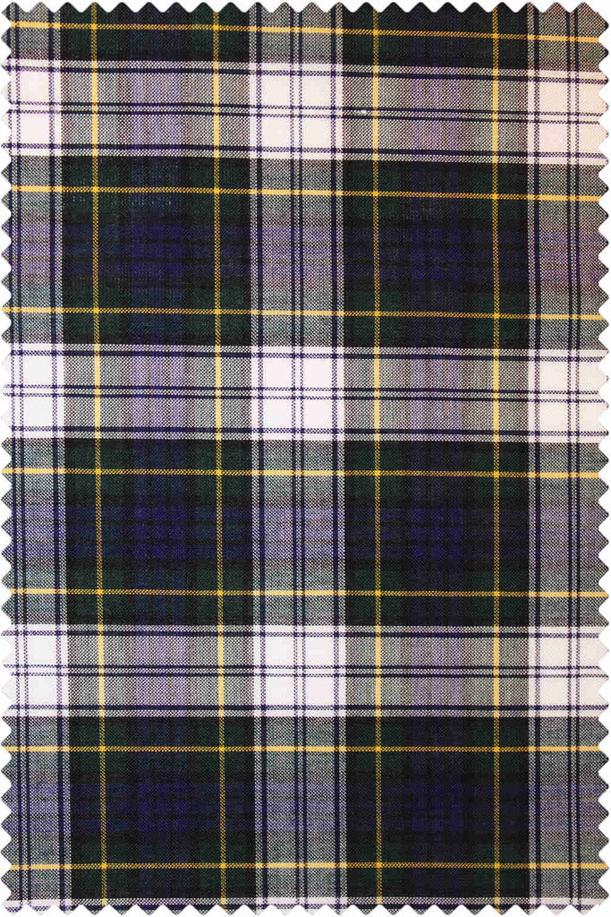 Poplin Check Green-Blue-Yellow