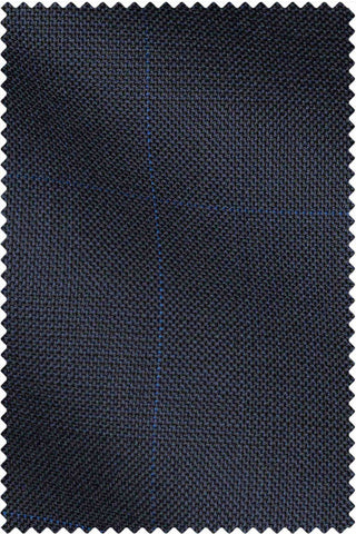 Navy Windowpane