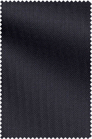 Midnight Blue Herringbone