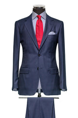 Midnight Blue Plain Weave