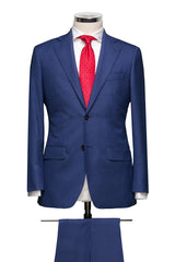 Bright Blue Sharkskin