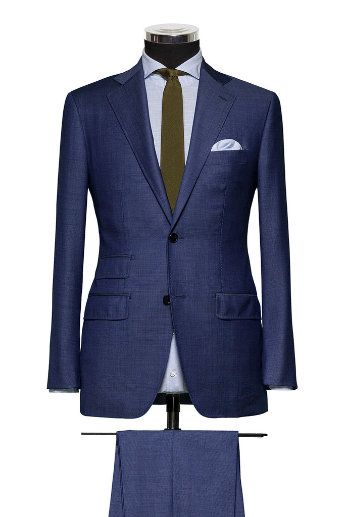 Navy Sharkskin