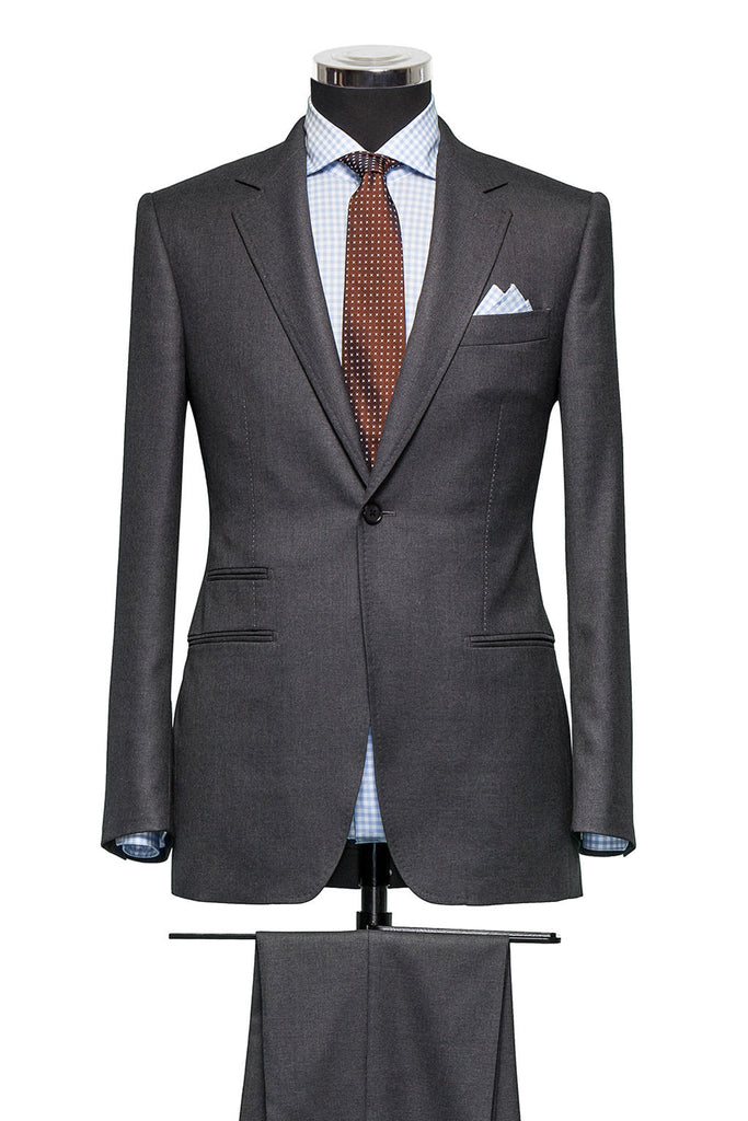 Dark Grey Sharkskin