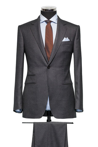 Dark Grey Sharkskin