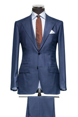 Midnight Blue Gabardine