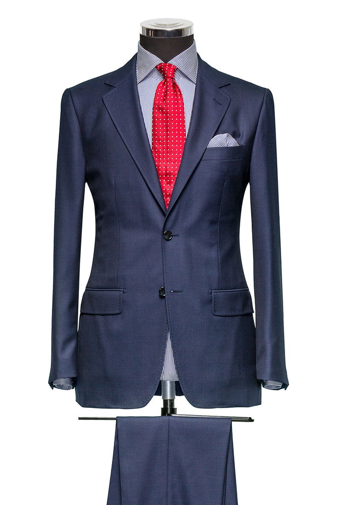 Navy glencheck
