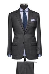 Charcoal Grey Glencheck
