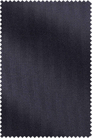Midnight Blue Herringbone