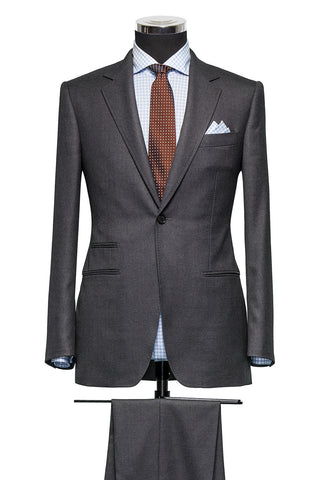 Charcoal Grey Herringbone
