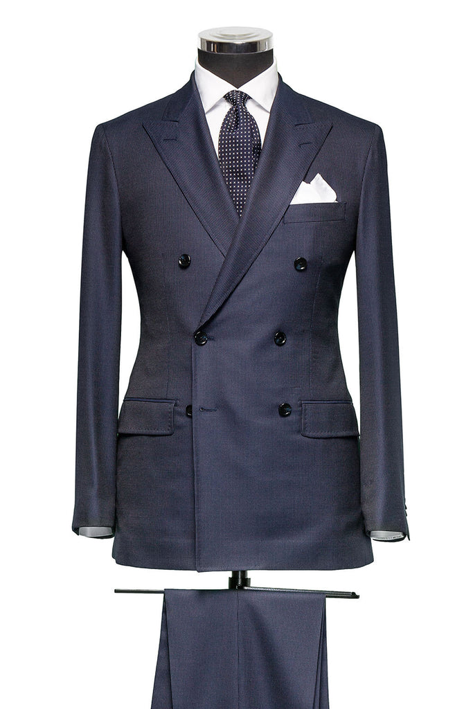 Midnight Blue Pinstripe