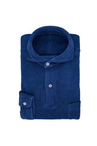 Thomas Mason Bespoke - Terry Cloth Dark Blue