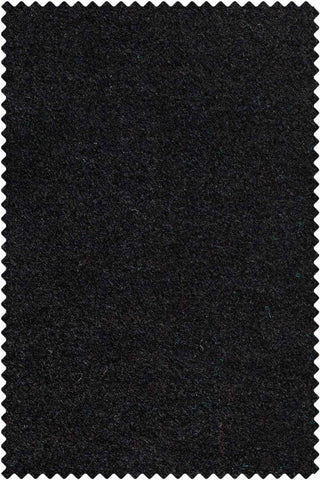 All Black Wool Slightly Brushed