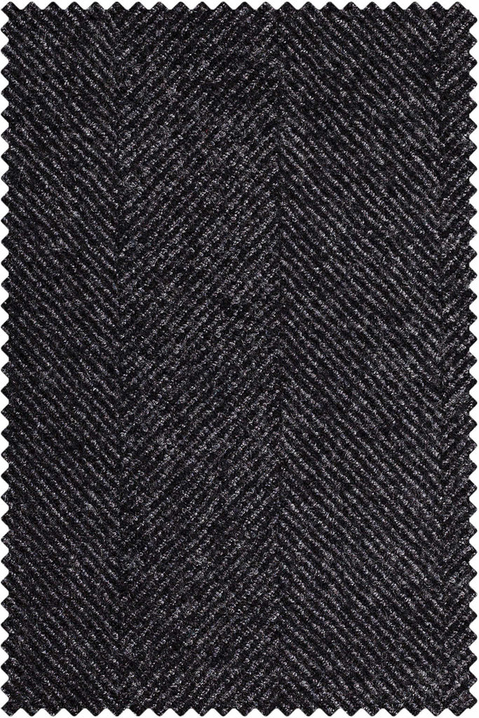 Dark Grey Herringbone
