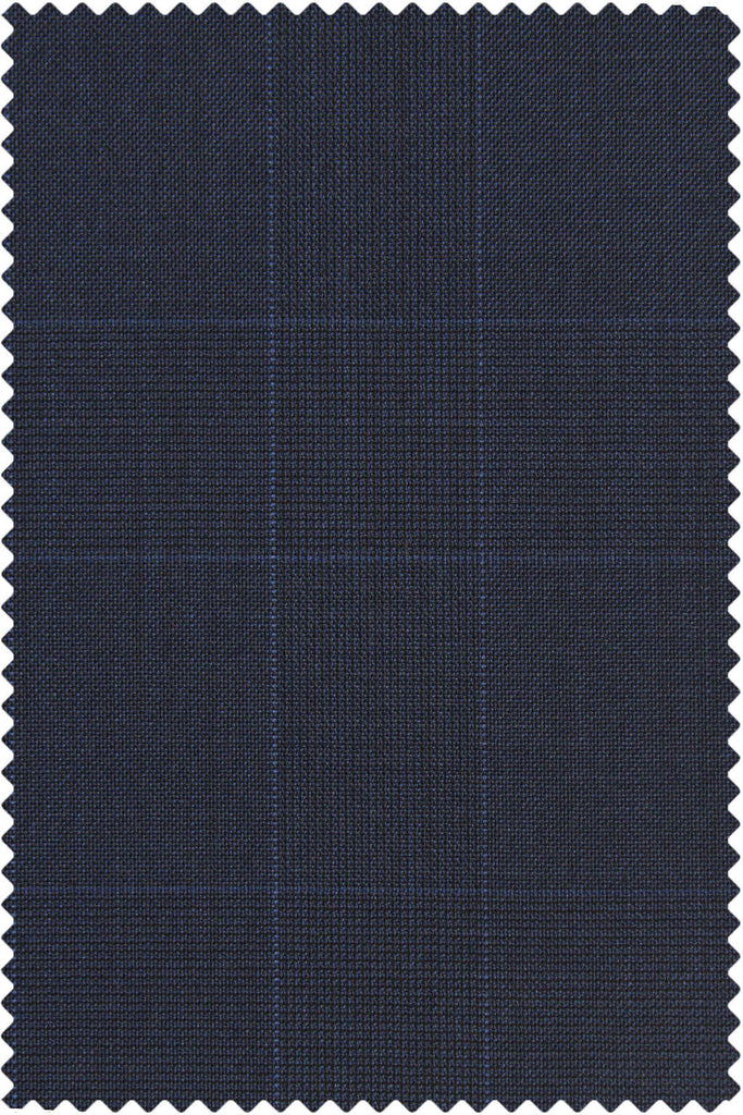 Dark Blue Glencheck