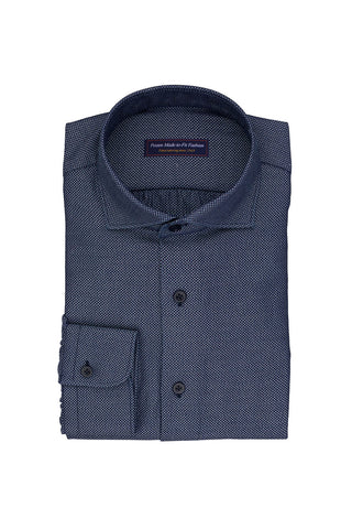 Oxford Stripe Light Blue Slightly Brushed