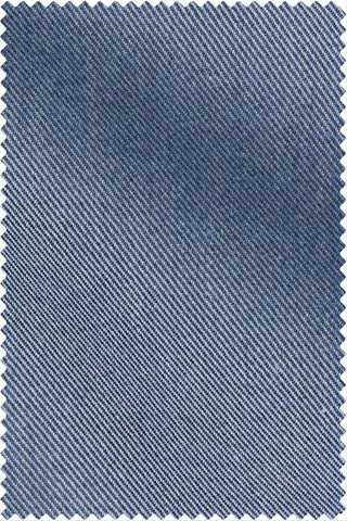 Twill Mid Blue Melange Slightly Brushed
