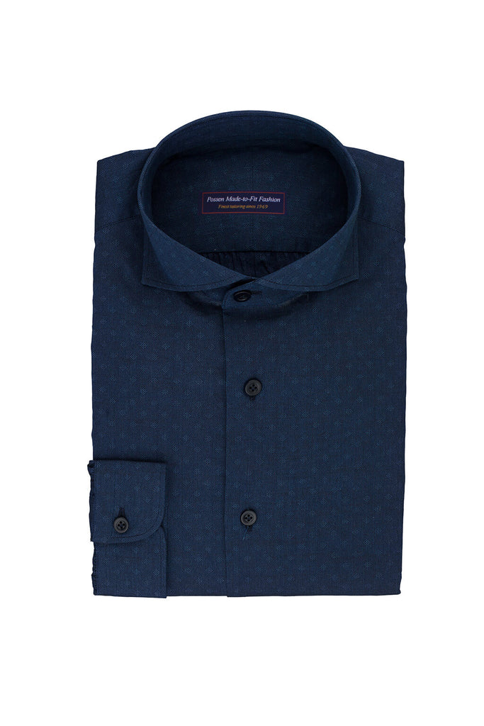 Faux Uni Mid Blue Indigo