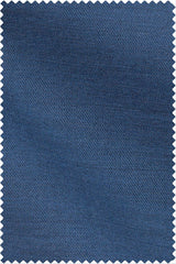 Fine Twill Mid Blue Melange