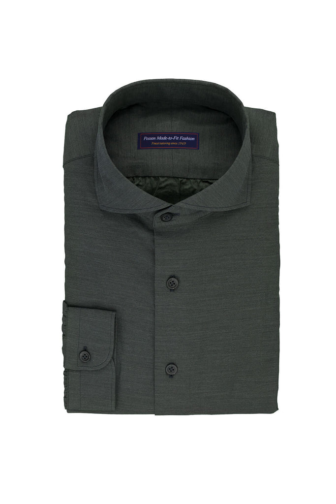Fine Twill Dark Grey Melange