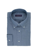 Washed Pin Point Mid Blue