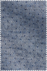 Structured Weave with Dot Print Mid Blue
