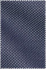 Dobby Heringbone with Mouliné Mid Blue