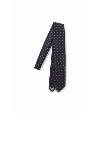 Tie Canepa Possen Collection Slate Blue Pattern