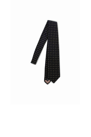 Tie Canepa Possen Collection Navy Pattern
