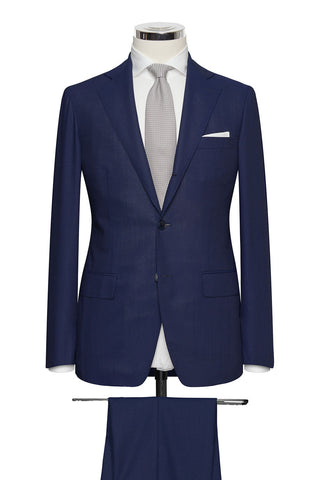 Traveller High Twisted Napolitan Blue Sharkskin
