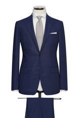 Traveller High Twisted Napolitan Blue Sharkskin