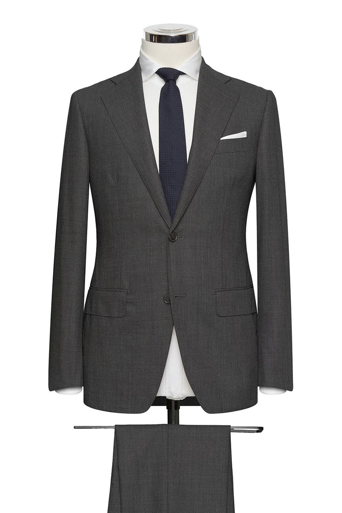 Traveller High Twisted Mid Grey Sharkskin