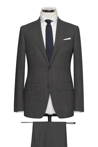 Traveller High Twisted Mid Grey Sharkskin