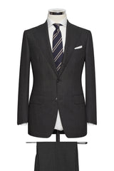 Dark Grey Birdseye
