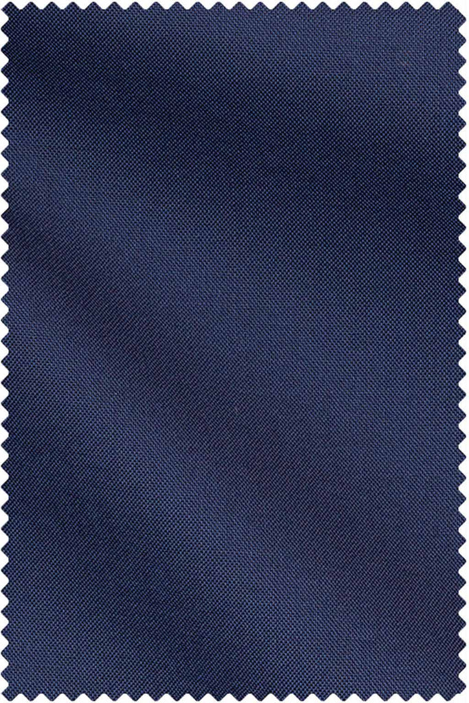 Mid Blue Plain Wool