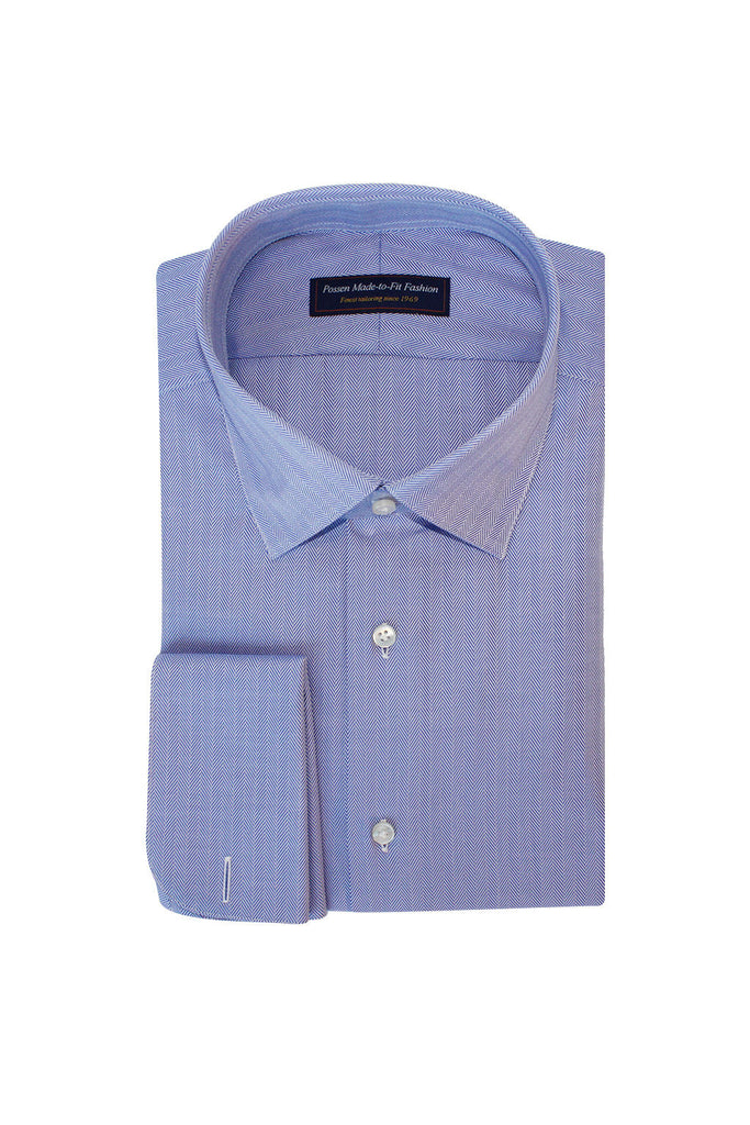 Herringbone Mid Blue